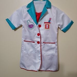 Ada Twist Kids Scientist Dress Up Costume - White and Teal